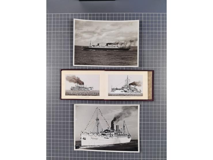 1868/1960 (ca.), ca. 170 Briefe, Karten Ansichtskarten und GSK zum Thema Schiffspost inkl. etwas Ausland, dabei Anlandestempe