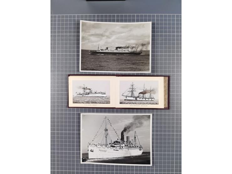 1868/1960 (ca.), ca. 170 Briefe, Karten Ansichtskarten und GSK zum Thema Schiffspost inkl. etwas Ausland, dabei Anlandestempe