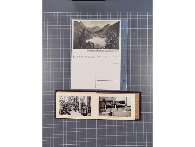 1868/1960 (ca.), ca. 170 Briefe, Karten Ansichtskarten und GSK zum Thema Schiffspost inkl. etwas Ausland, dabei Anlandestempe