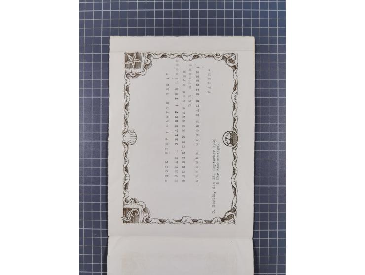 1912/70 (ca.), interessante Sammlung “OZEAN-Briefe und Schiffs-Telegramme” mit diversen Umschlägen und Telegrammen inkl. Ausl