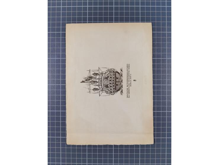 1912/70 (ca.), interessante Sammlung “OZEAN-Briefe und Schiffs-Telegramme” mit diversen Umschlägen und Telegrammen inkl. Ausl