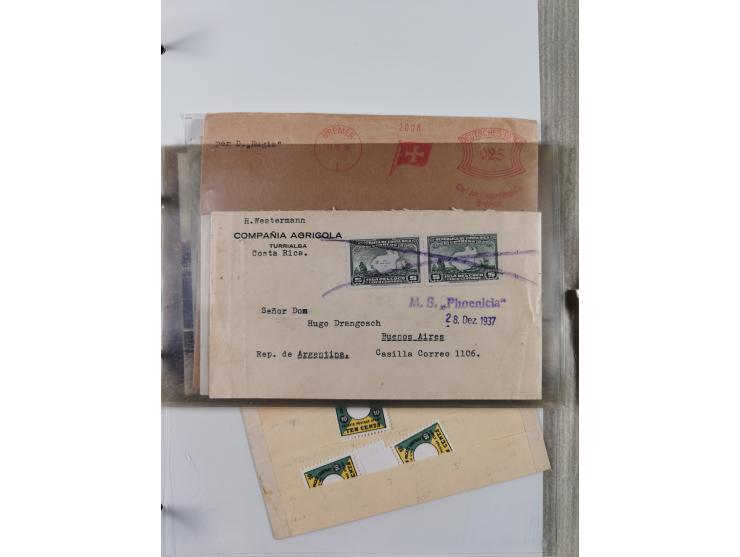 1899/1914, interessante Sammlung “ATLAS-Dienst der Hamburg-Amerika-Linie” mit fast 100 Briefen, Karten und Ganzsachen inkl. e