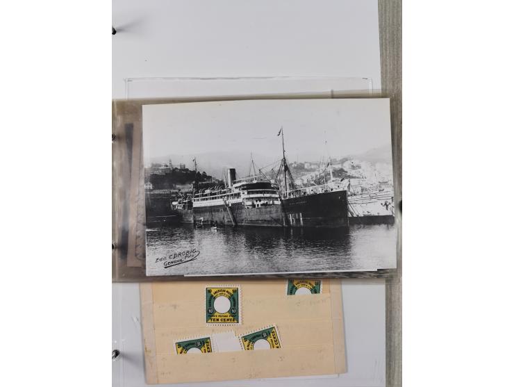 1899/1914, interessante Sammlung “ATLAS-Dienst der Hamburg-Amerika-Linie” mit fast 100 Briefen, Karten und Ganzsachen inkl. e