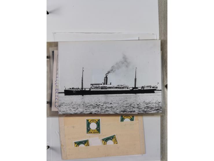 1899/1914, interessante Sammlung “ATLAS-Dienst der Hamburg-Amerika-Linie” mit fast 100 Briefen, Karten und Ganzsachen inkl. e