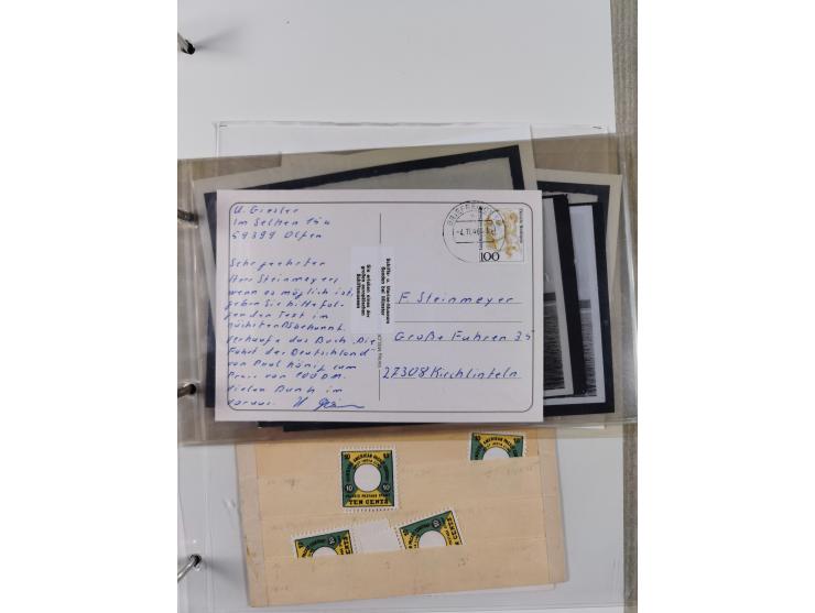 1899/1914, interessante Sammlung “ATLAS-Dienst der Hamburg-Amerika-Linie” mit fast 100 Briefen, Karten und Ganzsachen inkl. e