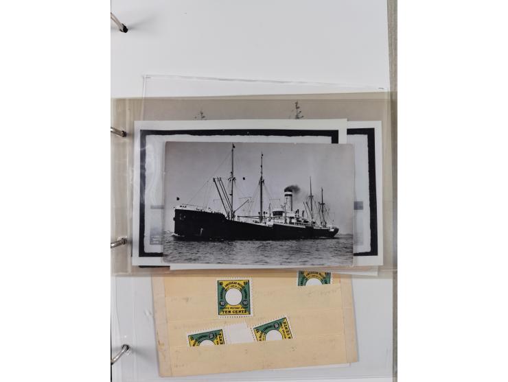 1899/1914, interessante Sammlung “ATLAS-Dienst der Hamburg-Amerika-Linie” mit fast 100 Briefen, Karten und Ganzsachen inkl. e