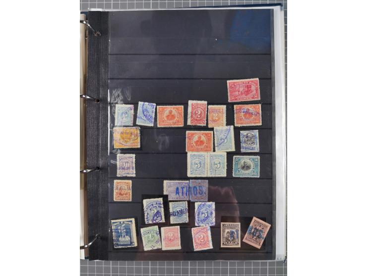 1899/1914, interessante Sammlung “ATLAS-Dienst der Hamburg-Amerika-Linie” mit fast 100 Briefen, Karten und Ganzsachen inkl. e