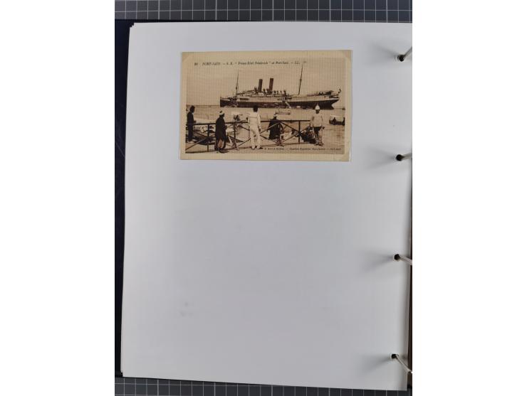 1887/1938, Sammlung “OST-ASIATISCHE HAUPTLINIE” und “OST-ASIATISCHE LINIE” mit ca. 120 Briefen, Karten und GSK, dabei frühe P