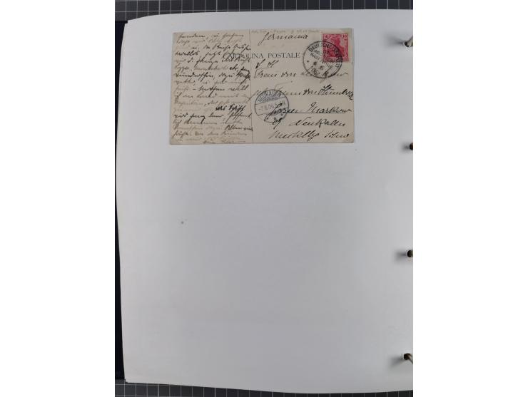 1887/1938, Sammlung “OST-ASIATISCHE HAUPTLINIE” und “OST-ASIATISCHE LINIE” mit ca. 120 Briefen, Karten und GSK, dabei frühe P