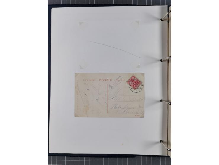 1887/1938, Sammlung “OST-ASIATISCHE HAUPTLINIE” und “OST-ASIATISCHE LINIE” mit ca. 120 Briefen, Karten und GSK, dabei frühe P