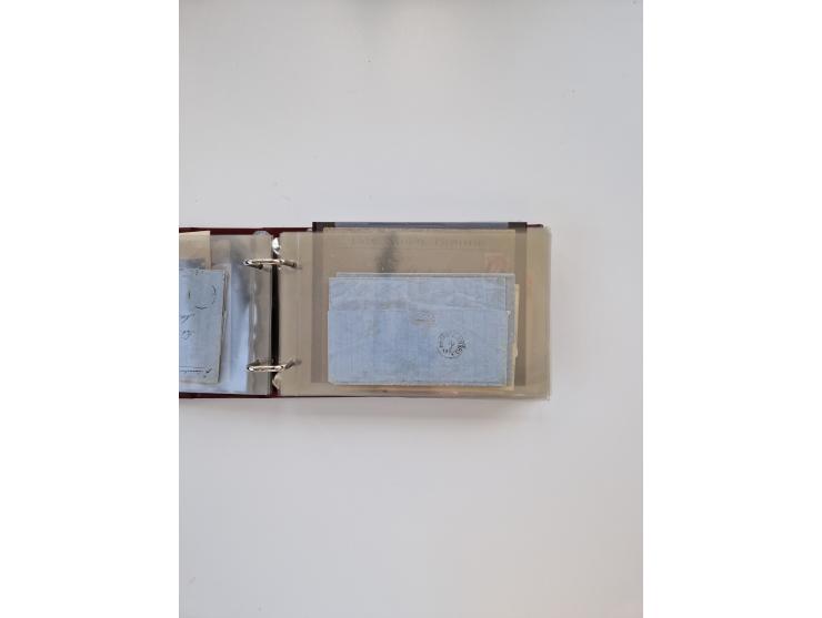 Norwegen: 1855/1980 (ca.), &nbsp;Sammlung &nbsp;mit ca. 240 Briefen, Karten und GSK mit viel Post vor 1945 mit besseren Stemp