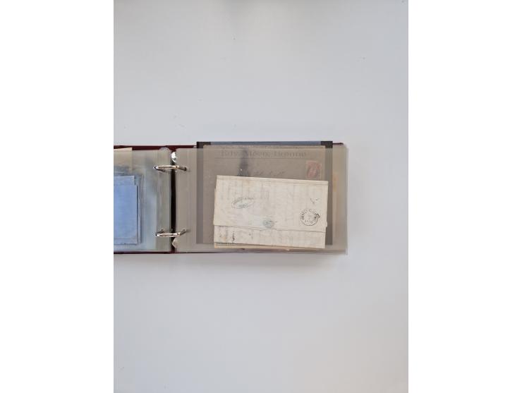 Norwegen: 1855/1980 (ca.), &nbsp;Sammlung &nbsp;mit ca. 240 Briefen, Karten und GSK mit viel Post vor 1945 mit besseren Stemp