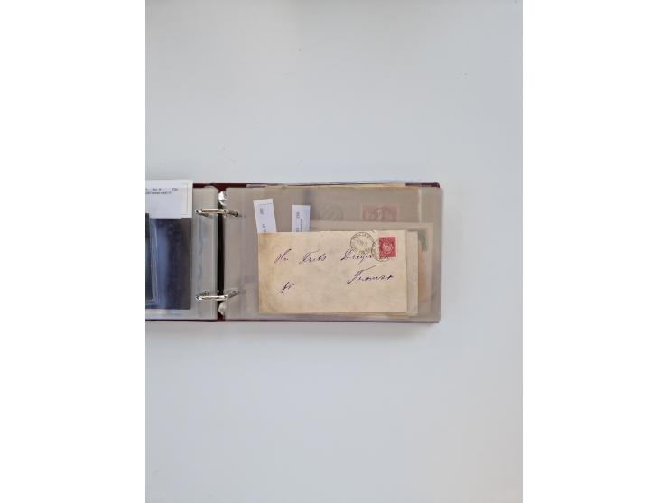 Norwegen: 1855/1980 (ca.), &nbsp;Sammlung &nbsp;mit ca. 240 Briefen, Karten und GSK mit viel Post vor 1945 mit besseren Stemp