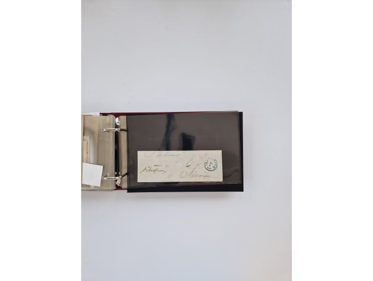 Norwegen: 1855/1980 (ca.), &nbsp;Sammlung &nbsp;mit ca. 240 Briefen, Karten und GSK mit viel Post vor 1945 mit besseren Stemp