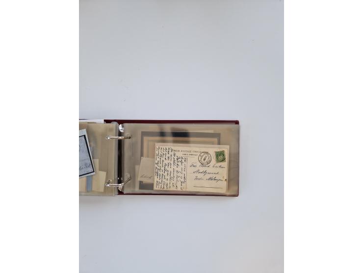 Norwegen: 1855/1980 (ca.), &nbsp;Sammlung &nbsp;mit ca. 240 Briefen, Karten und GSK mit viel Post vor 1945 mit besseren Stemp