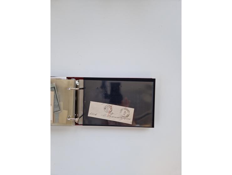 Norwegen: 1855/1980 (ca.), &nbsp;Sammlung &nbsp;mit ca. 240 Briefen, Karten und GSK mit viel Post vor 1945 mit besseren Stemp