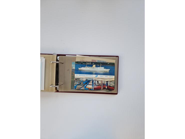 Norwegen: 1855/1980 (ca.), &nbsp;Sammlung &nbsp;mit ca. 240 Briefen, Karten und GSK mit viel Post vor 1945 mit besseren Stemp