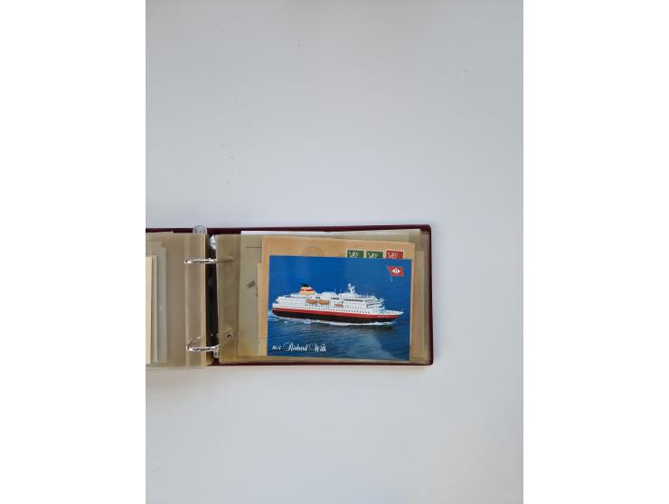 Norwegen: 1855/1980 (ca.), &nbsp;Sammlung &nbsp;mit ca. 240 Briefen, Karten und GSK mit viel Post vor 1945 mit besseren Stemp