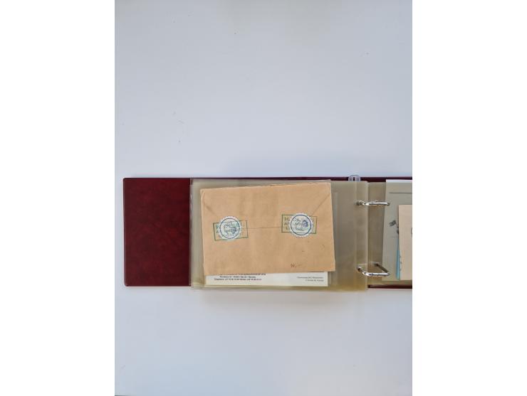 Norwegen: 1855/1980 (ca.), &nbsp;Sammlung &nbsp;mit ca. 240 Briefen, Karten und GSK mit viel Post vor 1945 mit besseren Stemp