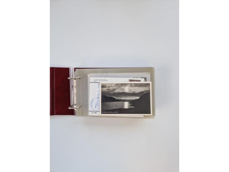 Norwegen: 1855/1980 (ca.), &nbsp;Sammlung &nbsp;mit ca. 240 Briefen, Karten und GSK mit viel Post vor 1945 mit besseren Stemp