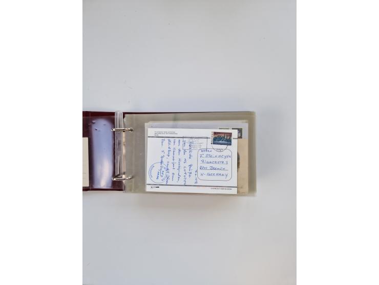 Norwegen: 1855/1980 (ca.), &nbsp;Sammlung &nbsp;mit ca. 240 Briefen, Karten und GSK mit viel Post vor 1945 mit besseren Stemp