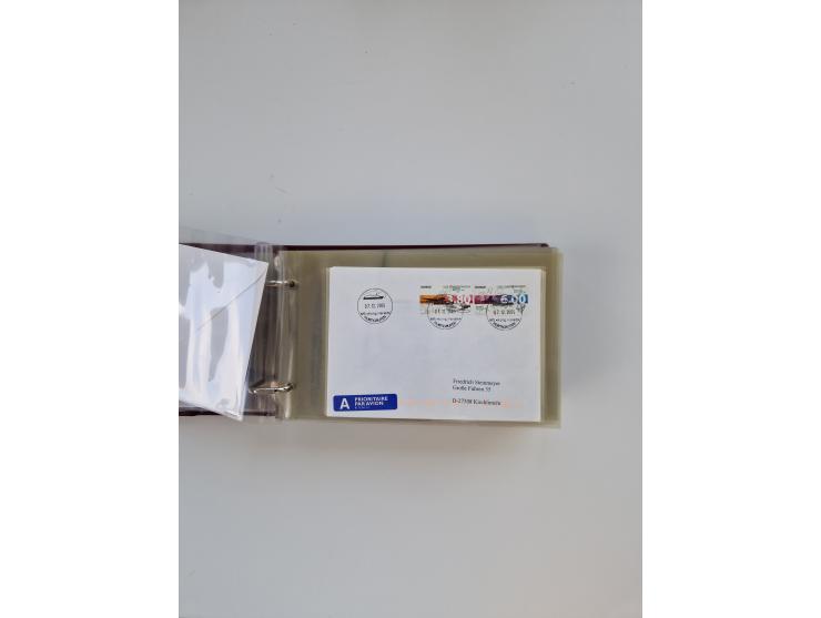 Norwegen: 1855/1980 (ca.), &nbsp;Sammlung &nbsp;mit ca. 240 Briefen, Karten und GSK mit viel Post vor 1945 mit besseren Stemp