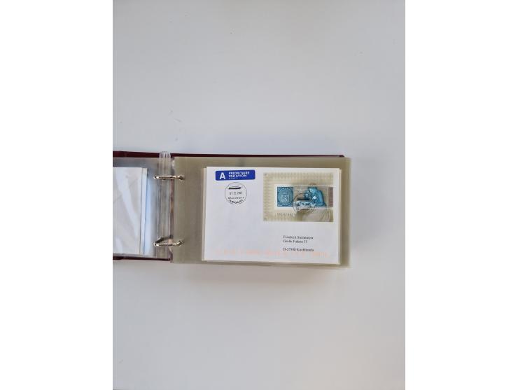 Norwegen: 1855/1980 (ca.), &nbsp;Sammlung &nbsp;mit ca. 240 Briefen, Karten und GSK mit viel Post vor 1945 mit besseren Stemp