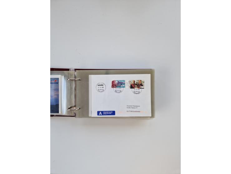 Norwegen: 1855/1980 (ca.), &nbsp;Sammlung &nbsp;mit ca. 240 Briefen, Karten und GSK mit viel Post vor 1945 mit besseren Stemp