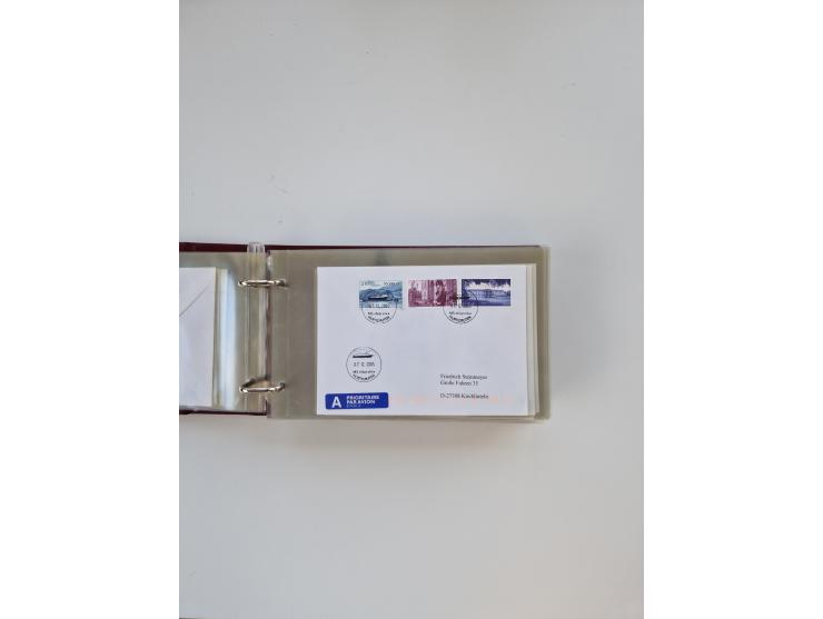 Norwegen: 1855/1980 (ca.), &nbsp;Sammlung &nbsp;mit ca. 240 Briefen, Karten und GSK mit viel Post vor 1945 mit besseren Stemp