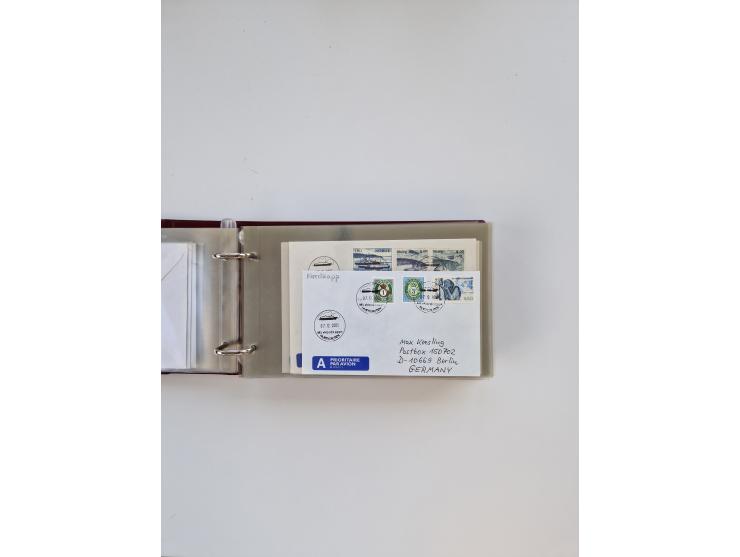 Norwegen: 1855/1980 (ca.), &nbsp;Sammlung &nbsp;mit ca. 240 Briefen, Karten und GSK mit viel Post vor 1945 mit besseren Stemp