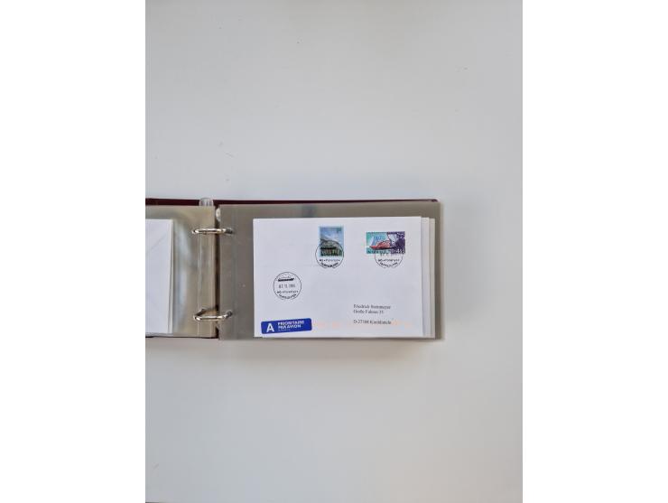 Norwegen: 1855/1980 (ca.), &nbsp;Sammlung &nbsp;mit ca. 240 Briefen, Karten und GSK mit viel Post vor 1945 mit besseren Stemp