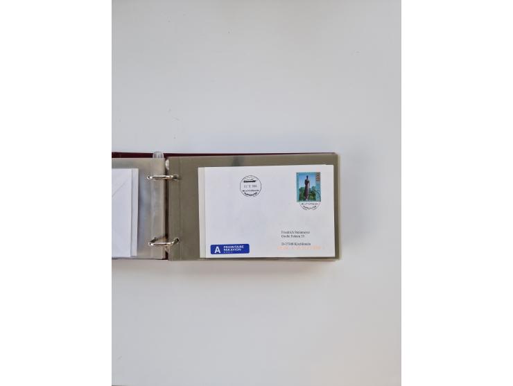 Norwegen: 1855/1980 (ca.), &nbsp;Sammlung &nbsp;mit ca. 240 Briefen, Karten und GSK mit viel Post vor 1945 mit besseren Stemp