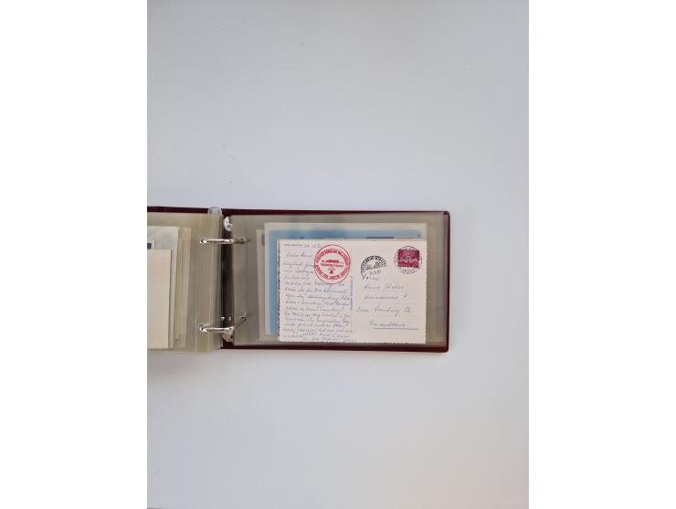 Norwegen: 1855/1980 (ca.), &nbsp;Sammlung &nbsp;mit ca. 240 Briefen, Karten und GSK mit viel Post vor 1945 mit besseren Stemp