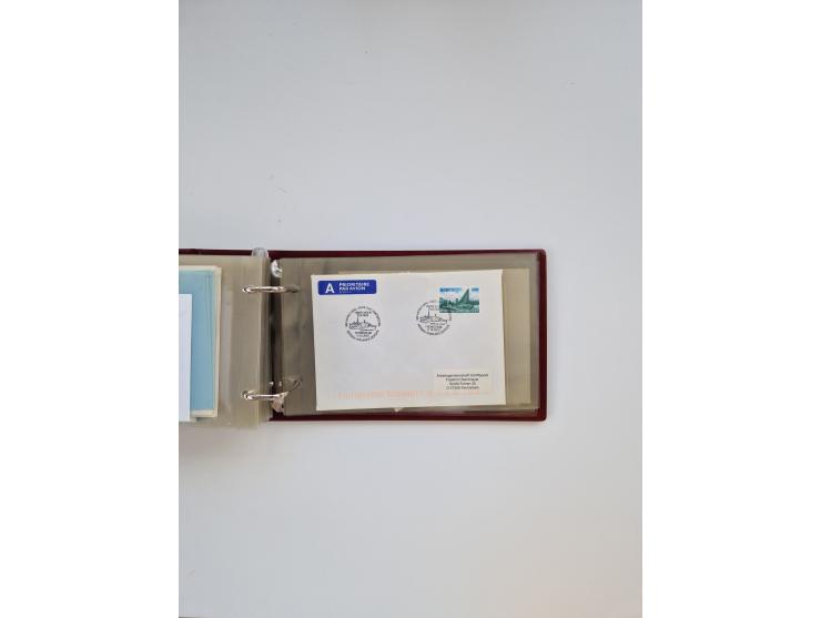 Norwegen: 1855/1980 (ca.), &nbsp;Sammlung &nbsp;mit ca. 240 Briefen, Karten und GSK mit viel Post vor 1945 mit besseren Stemp