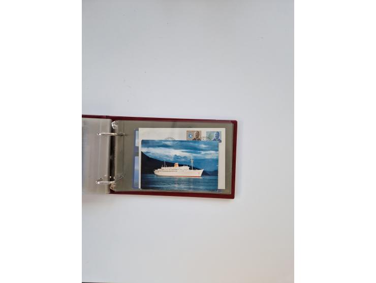 Norwegen: 1855/1980 (ca.), &nbsp;Sammlung &nbsp;mit ca. 240 Briefen, Karten und GSK mit viel Post vor 1945 mit besseren Stemp