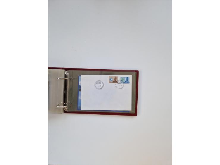 Norwegen: 1855/1980 (ca.), &nbsp;Sammlung &nbsp;mit ca. 240 Briefen, Karten und GSK mit viel Post vor 1945 mit besseren Stemp