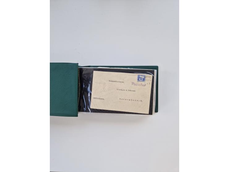 Norwegen: 1855/1980 (ca.), &nbsp;Sammlung &nbsp;mit ca. 240 Briefen, Karten und GSK mit viel Post vor 1945 mit besseren Stemp