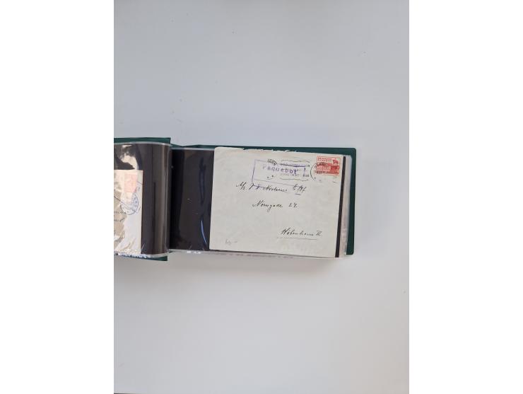 Norwegen: 1855/1980 (ca.), &nbsp;Sammlung &nbsp;mit ca. 240 Briefen, Karten und GSK mit viel Post vor 1945 mit besseren Stemp