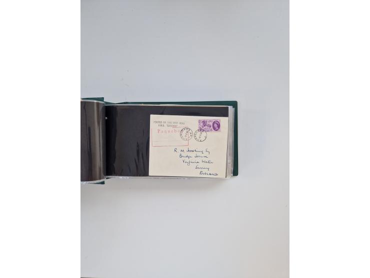 Norwegen: 1855/1980 (ca.), &nbsp;Sammlung &nbsp;mit ca. 240 Briefen, Karten und GSK mit viel Post vor 1945 mit besseren Stemp