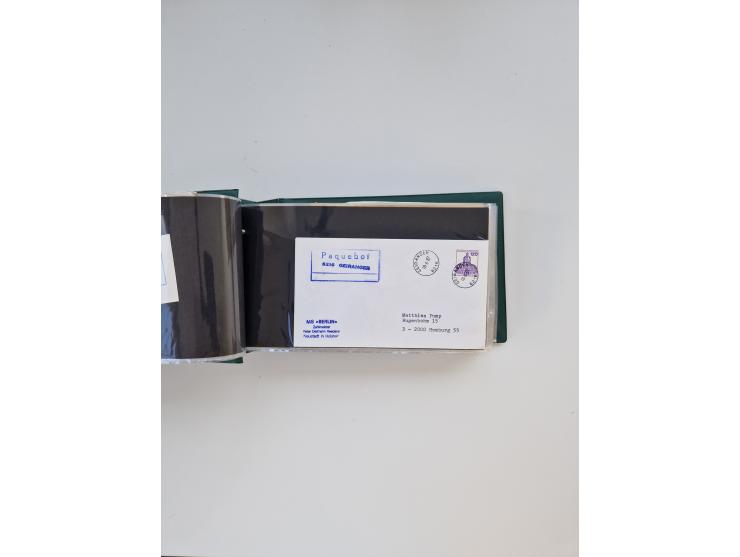 Norwegen: 1855/1980 (ca.), &nbsp;Sammlung &nbsp;mit ca. 240 Briefen, Karten und GSK mit viel Post vor 1945 mit besseren Stemp