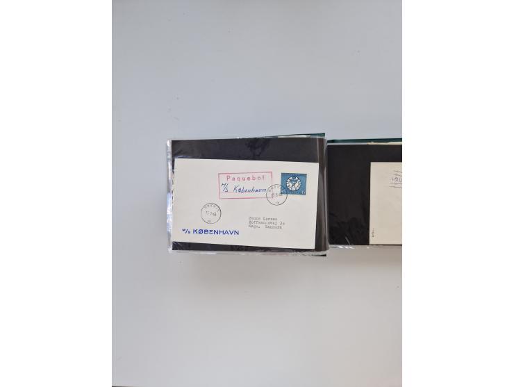 Norwegen: 1855/1980 (ca.), &nbsp;Sammlung &nbsp;mit ca. 240 Briefen, Karten und GSK mit viel Post vor 1945 mit besseren Stemp