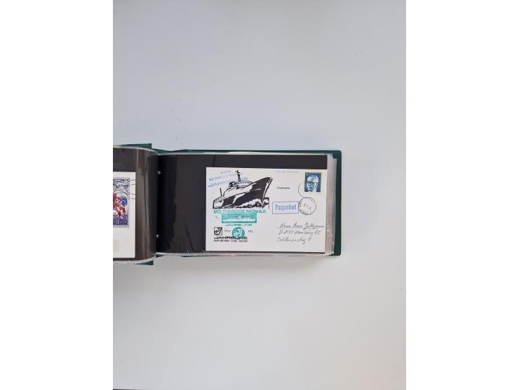 Norwegen: 1855/1980 (ca.), &nbsp;Sammlung &nbsp;mit ca. 240 Briefen, Karten und GSK mit viel Post vor 1945 mit besseren Stemp