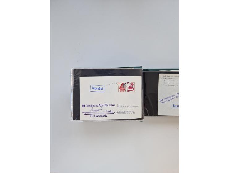 Norwegen: 1855/1980 (ca.), &nbsp;Sammlung &nbsp;mit ca. 240 Briefen, Karten und GSK mit viel Post vor 1945 mit besseren Stemp