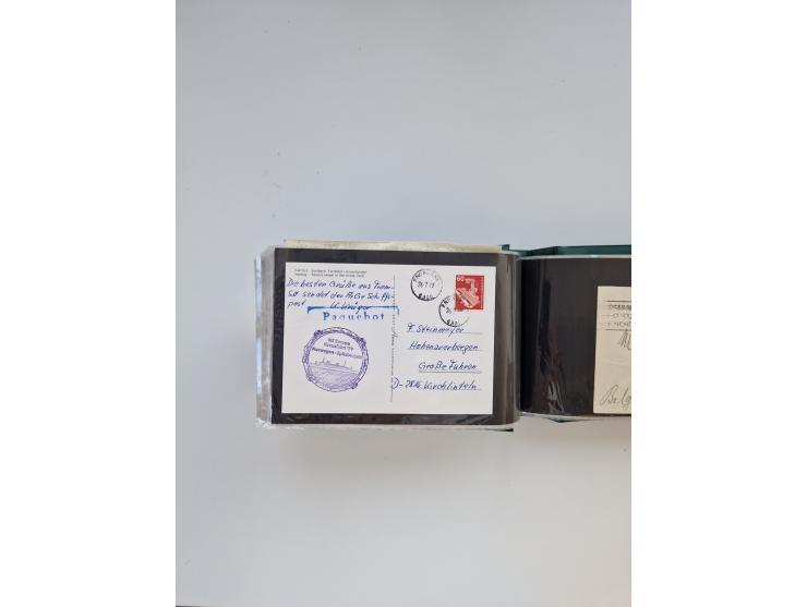 Norwegen: 1855/1980 (ca.), &nbsp;Sammlung &nbsp;mit ca. 240 Briefen, Karten und GSK mit viel Post vor 1945 mit besseren Stemp