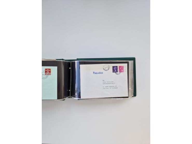 Norwegen: 1855/1980 (ca.), &nbsp;Sammlung &nbsp;mit ca. 240 Briefen, Karten und GSK mit viel Post vor 1945 mit besseren Stemp