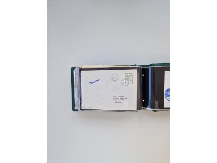 Norwegen: 1855/1980 (ca.), &nbsp;Sammlung &nbsp;mit ca. 240 Briefen, Karten und GSK mit viel Post vor 1945 mit besseren Stemp