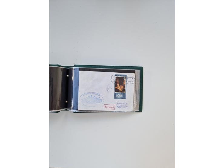 Norwegen: 1855/1980 (ca.), &nbsp;Sammlung &nbsp;mit ca. 240 Briefen, Karten und GSK mit viel Post vor 1945 mit besseren Stemp