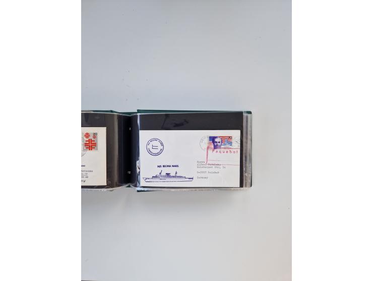 Norwegen: 1855/1980 (ca.), &nbsp;Sammlung &nbsp;mit ca. 240 Briefen, Karten und GSK mit viel Post vor 1945 mit besseren Stemp