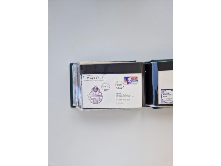 Norwegen: 1855/1980 (ca.), &nbsp;Sammlung &nbsp;mit ca. 240 Briefen, Karten und GSK mit viel Post vor 1945 mit besseren Stemp