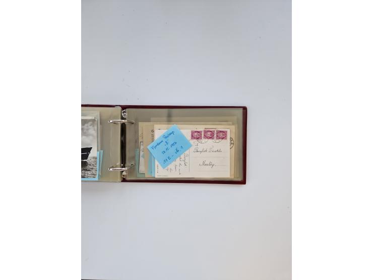 Norwegen: 1855/1980 (ca.), &nbsp;Sammlung &nbsp;mit ca. 240 Briefen, Karten und GSK mit viel Post vor 1945 mit besseren Stemp